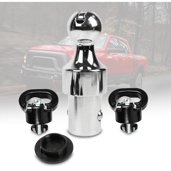 60638 Gooseneck Hitch Kit 2-5/16” Ball & Chains for Ram 2500/3500 13–23 - Picture 1 of 7